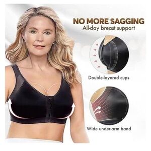 Black XL Posture Correction Bra.
